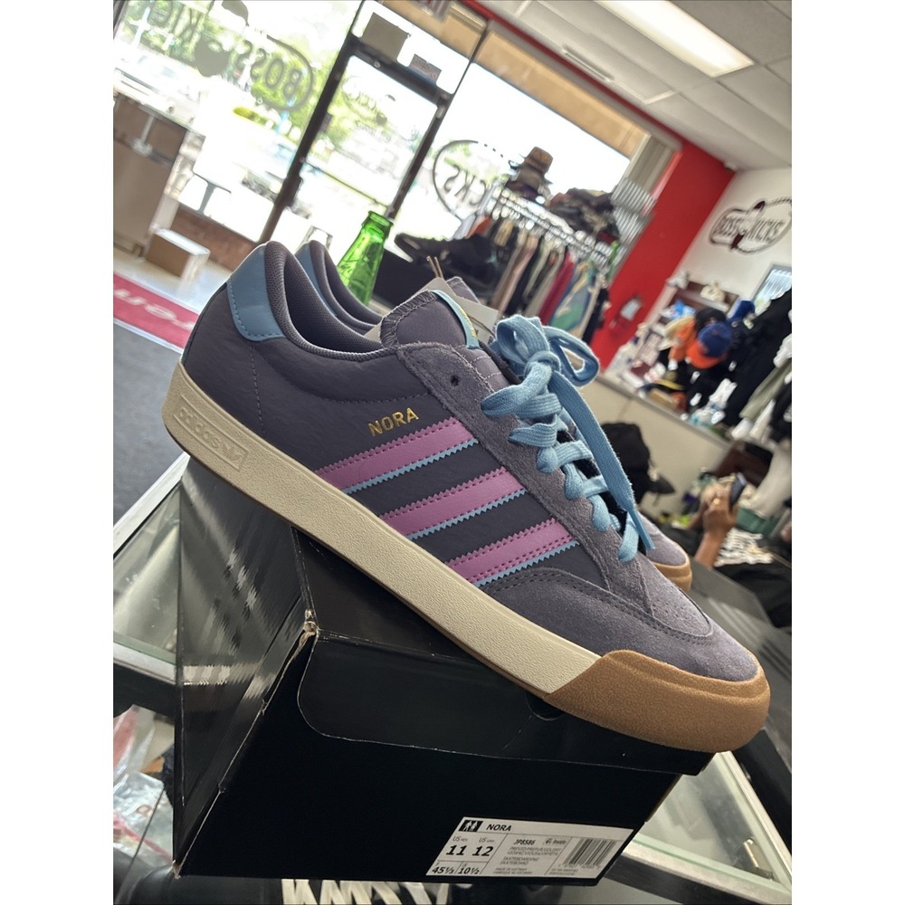 Adidas NORA Preloved Violet JP8586 Mens Size 11 Womens 12 Suede Sneakers NEW